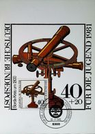Le Cercle Répétiteur (année 1800) De L'Astronome Borda - Kreis - Carte Maximum Card (Bonn) 1981 - Astronomie