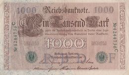 Reichsbanknote; Eintausend Mark - 50 Mark