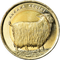 Monnaie, Turquie, Chèvre Angora, Lira, 2015, SPL, Bi-Metallic - Turkey