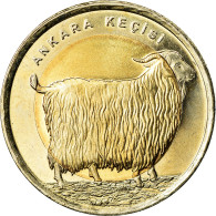 Monnaie, Turquie, Chèvre Angora, Lira, 2015, SPL, Bi-Metallic - Turkey