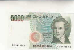 Banca D'Italia, Lire 5000 Rossini Dec. Min. 1985 Perfetta - 5000 Liras