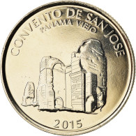 Monnaie, Panama, Couvent De San José, 1/2 Balboa, 2015, SPL, Copper-Nickel Clad - Panama