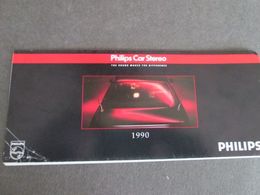 PHILIPS CAR STEREO,  ORIGINAL BROCHURE, 1990 - Literature & Schemes
