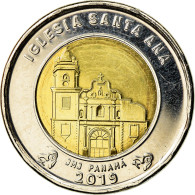 Monnaie, Panama, Eglise Santa Ana, Balboa, 2019, SPL, Bi-Metallic - Panama