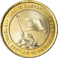 Monnaie, Turquie, Veterans, Lira, 2016, SPL, Bi-Metallic - Turkey