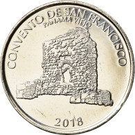 Monnaie, Panama, Couvent De San Francisco, 1/2 Balboa, 2018, SPL, Copper-Nickel - Panama