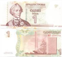 2013. Transnistria, 1 Rub. With New Securuty And Modification 2012, UNC - Moldawien (Moldau)