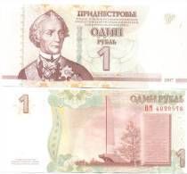 2013. Transnistria, 1 Rub. With New Securuty And Modification 2012, UNC - Moldavië