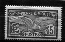 SAINT-PIERRE ET MIQUELON  N° 88 *  (Y&T)  (Neuf Charnière) - Nuevos