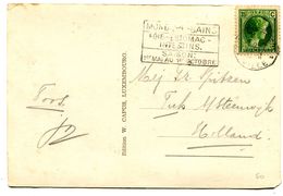 LUXEMBOURG CP Avec Flamme De MONDORF LES BAINS Du 10/02/1937 Paypal Not Accept - Covers & Documents