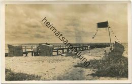 Ostseebad Pelzerhaken - Anlegebrücke - Foto-AK - Stempel Julius Simonsen Oldenburg - Neustadt (Holstein)