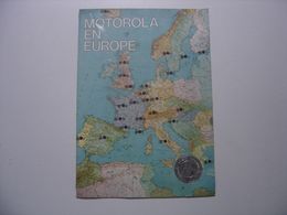 1976 Guide Prospekt MOTOROLA En EUROPE Telephone Telephonie RADIO MOBILE - Maschinen