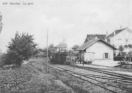 BVA - Bercher La Gare Buffet De - Lausanne - Echallens - Bercher - LEB - L.E.B.  - Ligne De Chemin De Fer Train - - Bercher