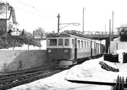 BVA - Echallens Mixte De Bercher - Lausanne - Echallens - Bercher - LEB - L.E.B. Ligne De Chemin De Fer Train - Bercher