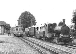 BVA - Assens Croisement - Lausanne - Echallens - Bercher - LEB - L.E.B. Ligne De Chemin De Fer Train - Assens