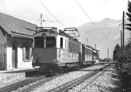 BVA Gare Inden - Loèche–Loèche-les-Bains LBB - L.B.B Ligne De Chemin De Fer Train - Leukerbad - - Inden