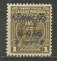 VENEZUELA YVERT NUM. 155b ** NUEVO SIN FIJASELLOS - Venezuela