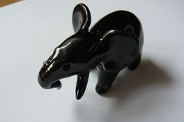 Eléphant En Céramique Noire - Animales