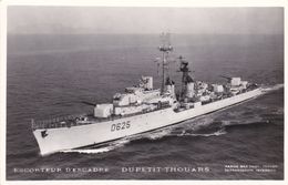 ESCORTEUR D'ESCADRE  " DUPETIT-THOUARS "  -  CPA. - Warships