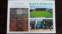 CPM STADE STADIUM SAINT ETIENNE GEOFFROY GUICHARD LPHOTO P FOURNIER ED CIM COMBIER - Stades