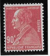 France N°243 - Variété Petit Pli Accordéon - Neuf * Avec Charnière - TB - Neufs