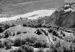 BVA -  En Dessus De Loèche Ville - Loèche–Loèche-les-Bains LBB - L.B.B Ligne De Chemin De Fer Train - Leukerbad - - Loèche