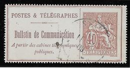 France Timbre Téléphone N°26 - Oblitéré - TB - Télégraphes Et Téléphones