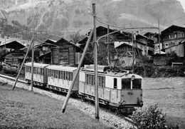 BVA -  Inden- Loèche–Loèche-les-Bains LBB - L.B.B Ligne De Chemin De Fer Train - Leukerbad - - Inden