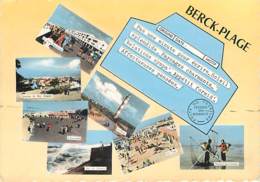 BERCK - Multivues - Format Télégramme - Berck
