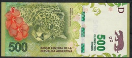 ARGENTINA P365a 500 PESOS 2016 Serie H Signature 87    UNC. - Argentina