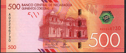 NICARAGUA P214  500 CORDOBAS 26.3.2014  Prefix A       UNC. - Nicaragua