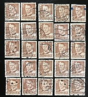 Danmark - D1/12 - 1948-50 - (°)used - Koning Frederik IX - Verzamelingen