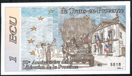 FRANCE NLP 1 ECU 1994 Trans En PROVENCE UNC. - Otros & Sin Clasificación