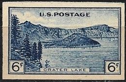 Stati Uniti/United States/États-Unis: Non Dentellato, Non Dentelé, Imperforate, Lago Del Cratere, Crater Lake, Lac De Cr - Volcanos