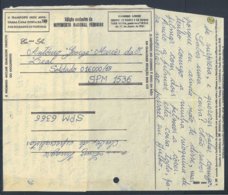 Aerograma Militar Guerra Colonial. Dupla Impressão E Corte Do Texto Da Aba. Impresso Elo. Circulado Angola SPM 6366/1536 - Lettres & Documents