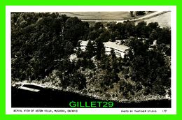 MUSKOKA, ONTARIO - AERIAL VIEW OF ASTON VILLA - REAL PHOTOGRAPH - PHOTO BY THATCHER STUDIO - - Muskoka