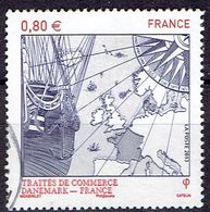 France 2013 - Traités De Commerce - Yvert 4818 - Used, Oblitéré, Gest. - 2010-.. Matasellados