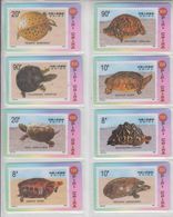 CHINA TURTLE SET OF 16 PHONE CARDS - Schildpadden