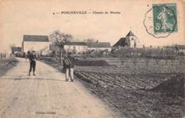 78 - YVELINES - PORCHEVILLE - 10428 - Chemin De Mantes - Porcheville