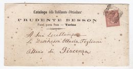 Italien Um 1870 Brief Mit EF - Other & Unclassified