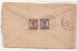 British India Used Cover KGVI Series, 1950 To Burma, Disp PUDUKOTTAH (Princely State) - Briefe U. Dokumente