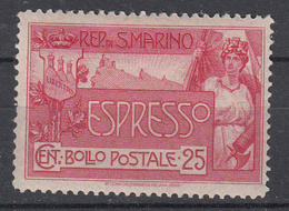 SAN MARINO - Michel - 1907 - Nr 49 - MH* - Express Letter Stamps