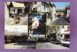 83 LA CRAU Souvenir De LA MOUTONNE  Multivues Café Boulangerie Bonneterie Bazar Chapelle - La Crau