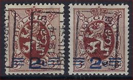 Belg. Preo / Precancel / Vorausentwerting OCVB Nr.  6040 A + B BRUXELLES 1934 BRUSSEL ! - Rolstempels 1930-..