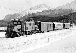 BVA - Celerina à Samedan Ge 6/6 I 403 - Rhätische Bahn - RhB - R.h.B. Ligne De Chemin De Fer Train - Celerina/Schlarigna