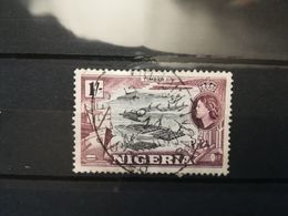 FRANCOBOLLI STAMPS NIGERIA 1953 USED SERIE SIMBOLI SIMBOLS OBLITERE' - Nigeria (1961-...)