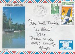 NOUVELLE CALEDONIE :  PA 250 Et Cagou Sur Lettre CaD De Mont Dore An. 1 - Covers & Documents