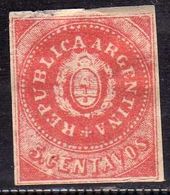 ARGENTINA 1863 SEAL OF REPUBLIC CENT. 5c MH - Nuevos