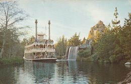 Rare Cpsm Disneyland Le Bateau à Roue Mark Twain 1977 - Disneyland