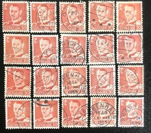 Danmark - D1/12 - 1950 - (°)used - Koning Frederik IX - Collections